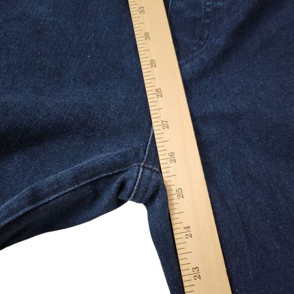 Betabrand Jeans Large Blue Bootcut 4-Pocket Yoga Denim Large in Dark indigo - Picture 9 of 10
